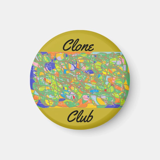 abstract clone club from Orphan Black Magnet (Front)