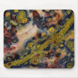 Abstract close up of Ocean Jasper Mouse Pad