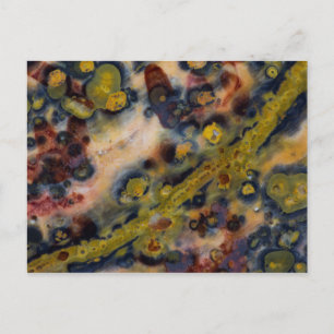 Abstract close up of Ocean Jasper Postcard