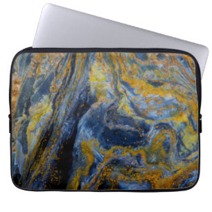 Abstract Close up of Pietersite Laptop Sleeve