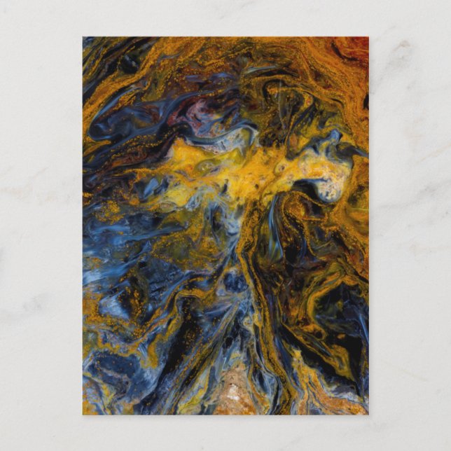 Abstract close up of Pietersite Postcard (Front)