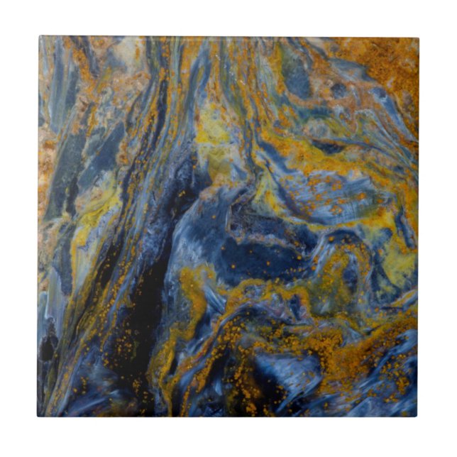 Abstract Close up of Pietersite Tile (Front)