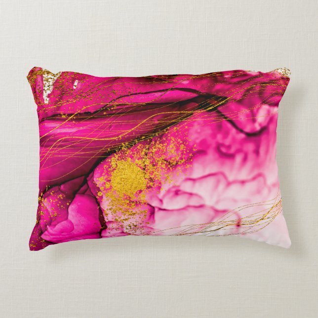 Abstract clouds-ART. Transparent creativity. Maste Decorative Cushion (Front)