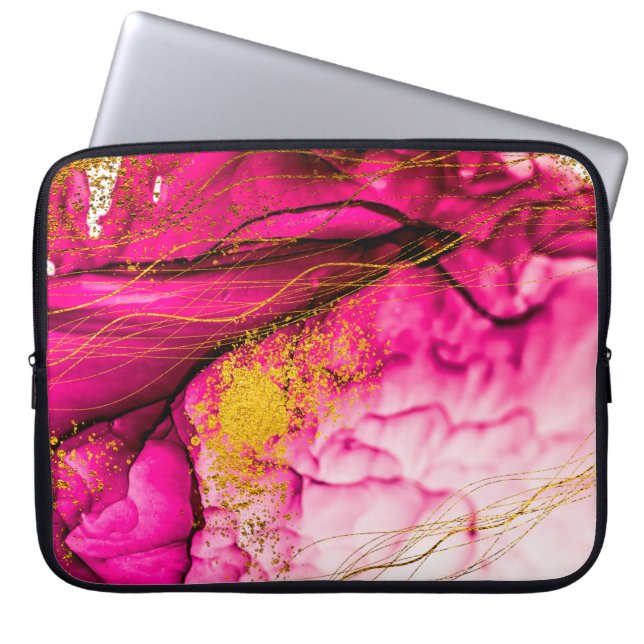 Abstract clouds-ART. Transparent creativity. Maste Laptop Sleeve (Front)