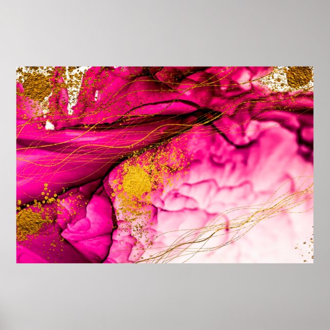 Abstract clouds-ART. Transparent creativity. Maste Poster (Front)