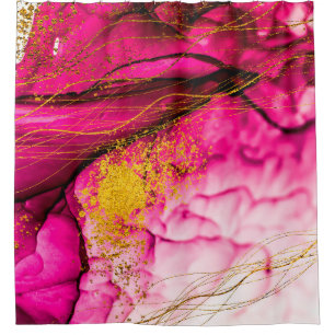 Abstract clouds-ART. Transparent creativity. Maste Shower Curtain