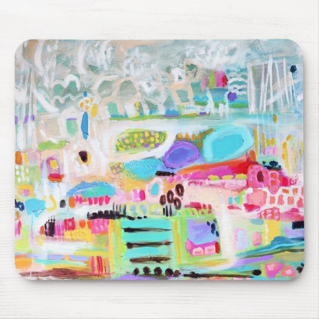 Abstract Clouds Mouse Pad (Front)