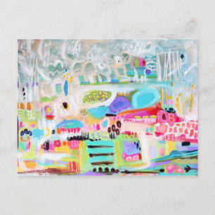 Abstract Clouds Postcard