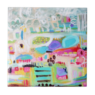 Abstract Clouds Tile