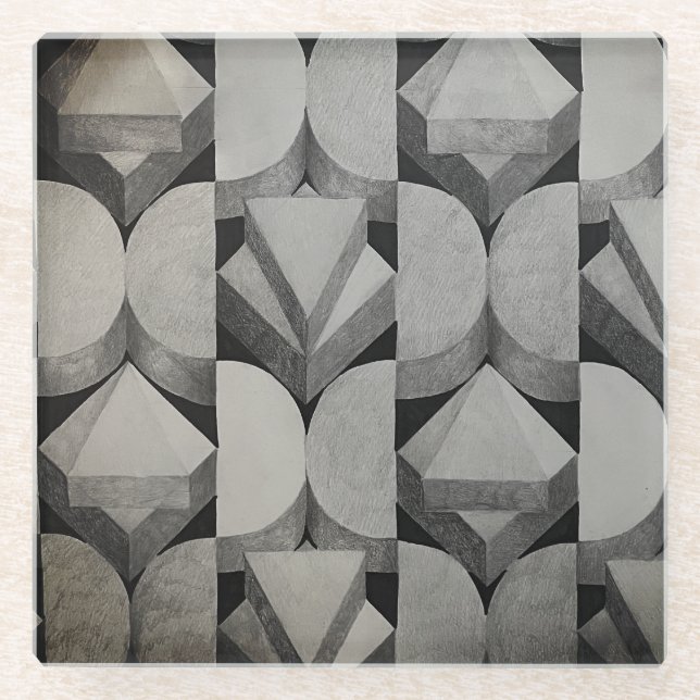 Abstract Coaster Drawing (Front)