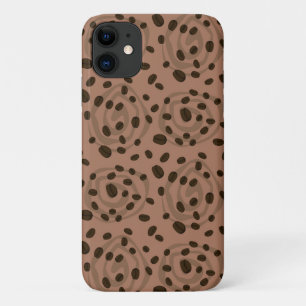 Abstract Coffee Beans iPhone 11 Case