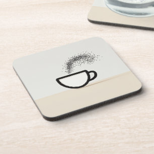 Abstract Coffee Cup Design Coaster