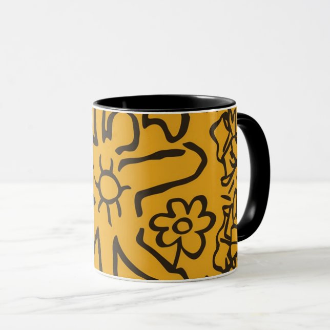 abstract coffee mug (Front Right)