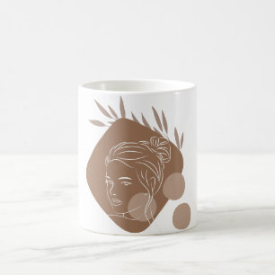 abstract coffee mug