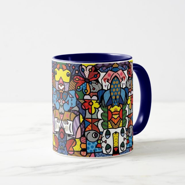 abstract coffee mug (Front Right)