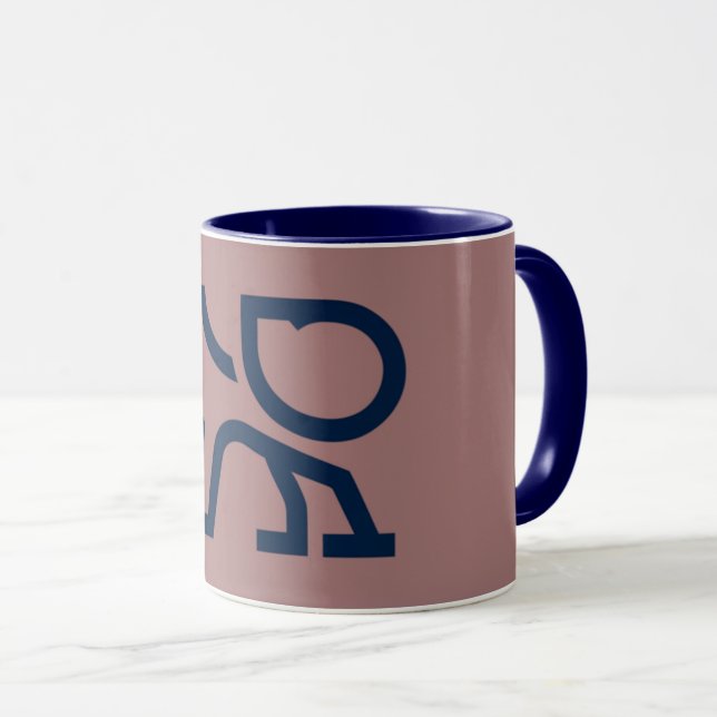 abstract coffee mug (Front Right)