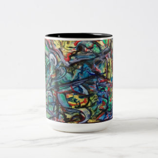 Abstract Coffee or Tea Mug by ValAries