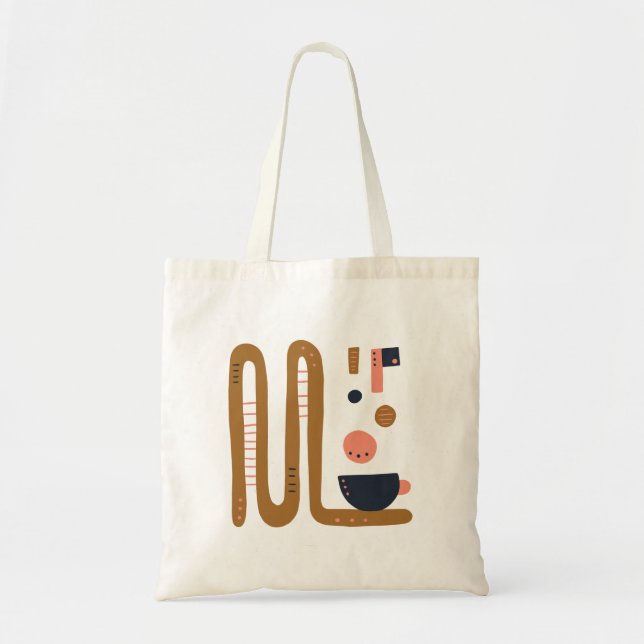 Abstract Coffee Tote Bag (Front)