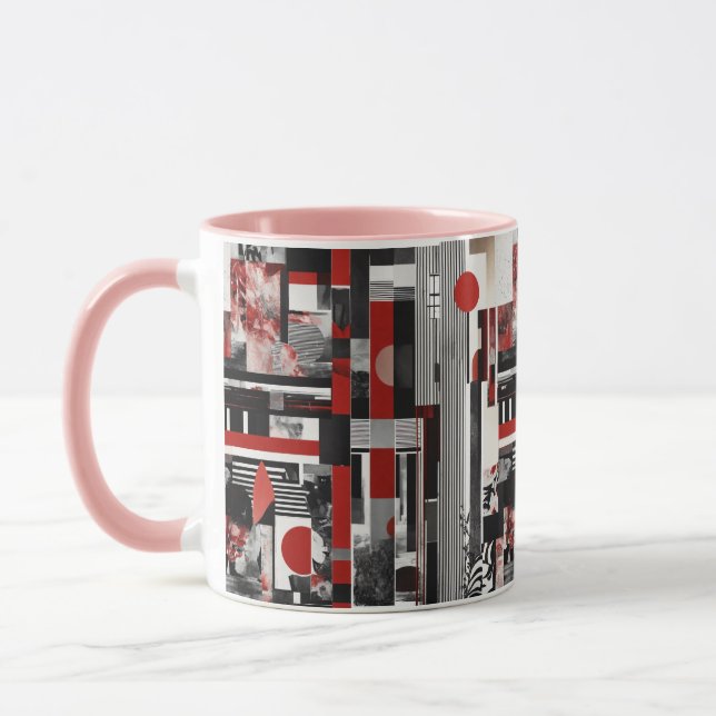 Abstract   college design. mug (Left)