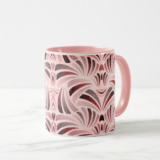 abstract color coffee mug