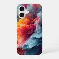 Abstract Color Explosion Modern