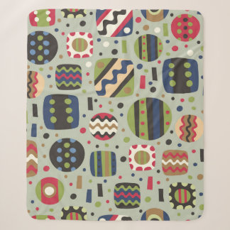 abstract color pattern textiles, interior designli sherpa blanket