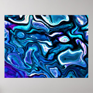 Abstract Color Study 118, Poster