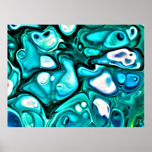 Abstract Color Study 125, Poster