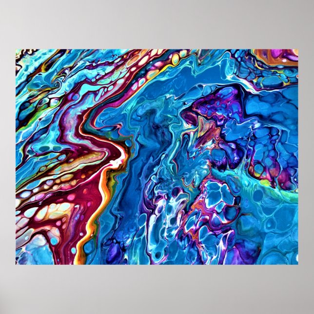 Abstract Color Study 148, Poster (Front)