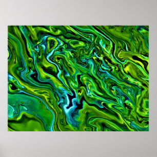 Abstract Color Study 256, Poster