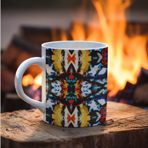 Abstract Color Texture Coffee Mug