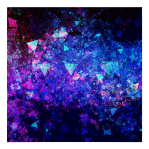 Abstract Colored Background with Modern Stylish Poster