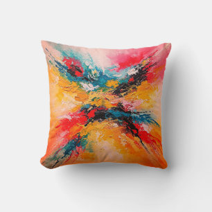 Abstract Colorful Art Cushion