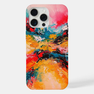 Abstract Colorful Art iPhone 15 Pro Max Case