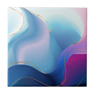 Abstract Colorful Background Poster Ceramic Tile