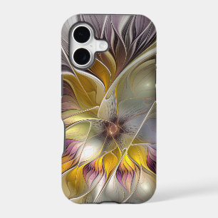 Abstract Colorful Fantasy Flower Modern Fractal