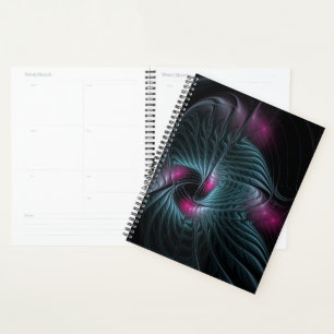 Abstract Colorful Fantasy Fractal Planner