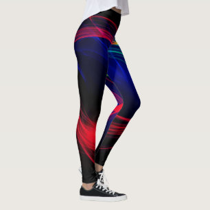 Abstract Colorful Lights - Leggings