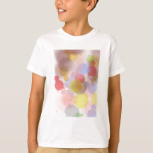 Abstract colorful paint splatter