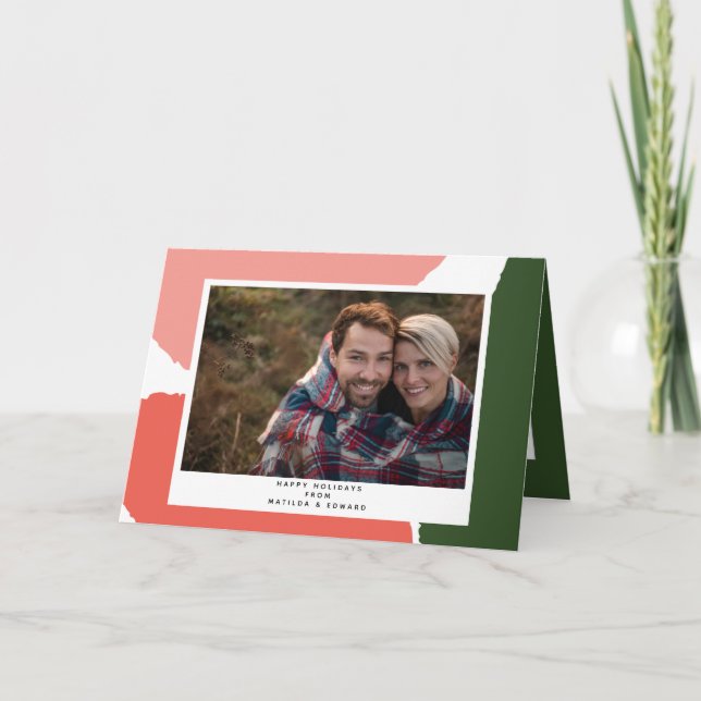 Abstract colorful painted holiday photo (Front)