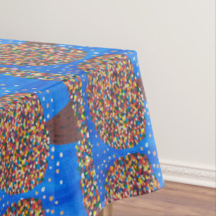 Abstract Colorful Tree  Tablecloth