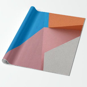 ABSTRACT COLORFUL URBAN WALL WRAPPING PAPER