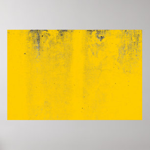 Abstract colorful yellow cement wall texture and b poster