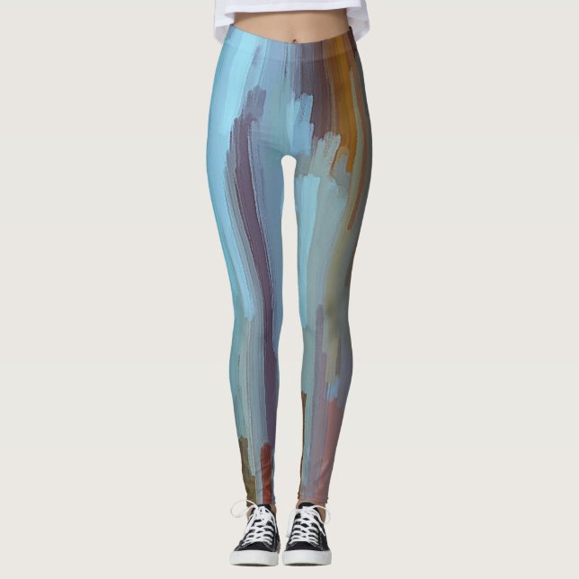 Abstract Colour Art #21 Leggings (Front)