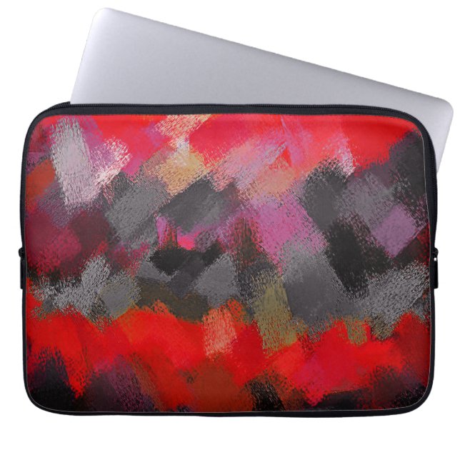 Abstract Colour Art #2 Laptop Sleeve (Front)