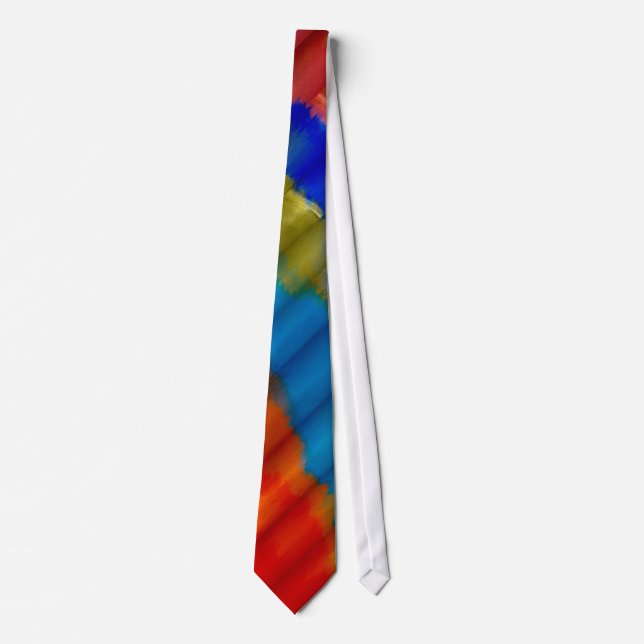 Abstract Colour Art #42 Tie (Front)
