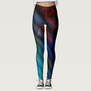 Abstract Colour Art #43 Leggings