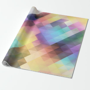 Abstract Colour Art Design Wrapping Paper
