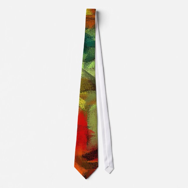 Abstract Colour Art Tie (Front)