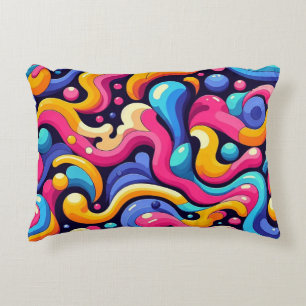 🎨 Abstract Colour Burst Decor Modern Living Space Decorative Cushion